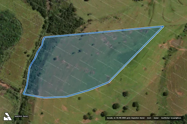 Imagem de satélite de Fazenda São Francisco de Assis - Gleba ?A? em Pirapozinho - SP