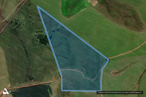 Imagem de satélite de FAZENDA SANTO ANTÔNIO - Gleba 01 em Sant'Ana do Livramento - RS