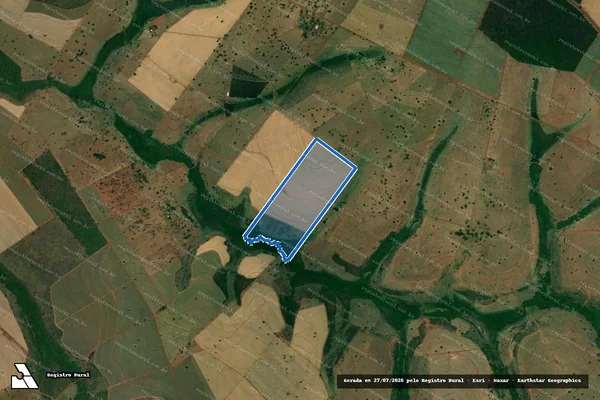 Imagem de satélite de Fazenda Soledade - Parte 1 em Limeira do Oeste - MG