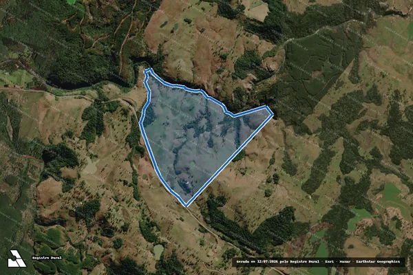 Imagem de satélite de FAZENDA MORRO CHATO - Parte 1 em Painel - SC