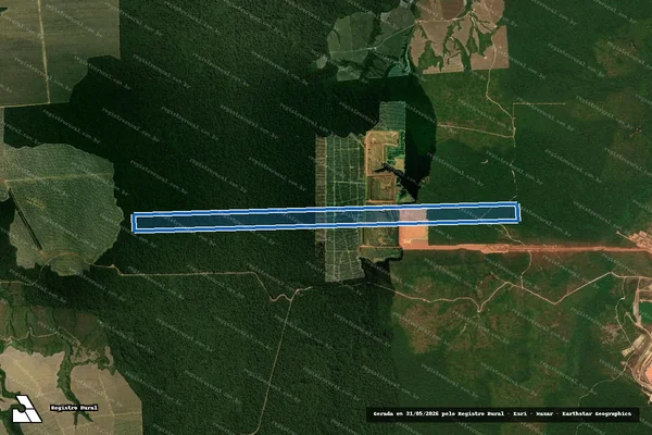 Imagem de satélite de FAZENDA DÉBORA - Parte 1 em Paragominas - PA