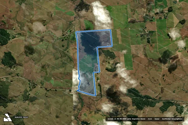 Imagem de satélite de Fazenda Mena Kaho - Parcela 1 em São Francisco de Paula - RS