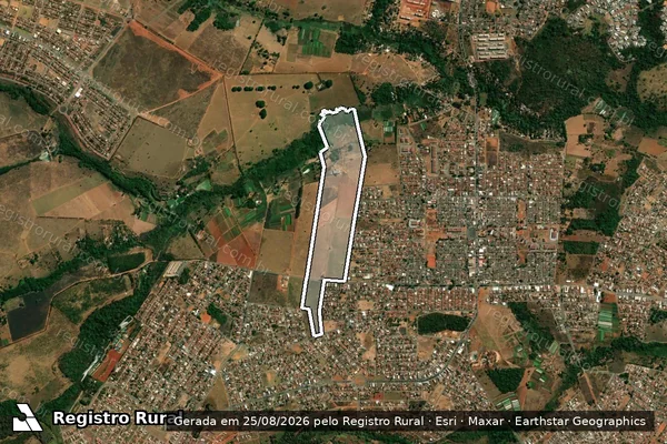 Imagem de satélite de FAZENDA SÃO JOSÉ - 001 em Goiânia - GO