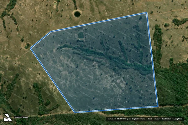 Imagem de satélite de Fazenda Aquária - ÁREA DESMEMBRADA 2 em Bonito - MS