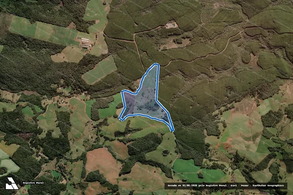 Imagem de satélite de FAZENDA VERDE - Parte 1 em Campos Novos - SC