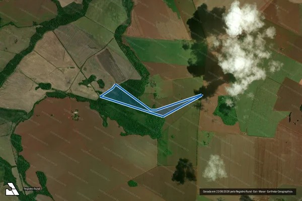 Imagem de satélite de Fazenda Santa Izabel  - Parcela 4 em Dourados - MS
