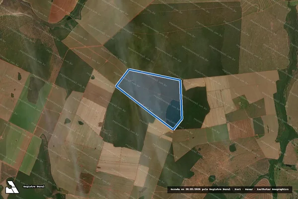 Imagem de satélite de Fazenda Chapada - Chapada em Aporé - GO