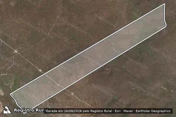 Imagem de satélite de Fazenda Pedra Branca - Parcela 08 - Parte 1 em Viçosa do Ceará - CE