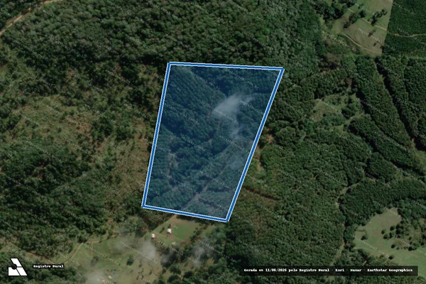 Imagem de satélite de Fazenda Matos dos Fagundes - Matricula 12.082 - ALDEIR CARLOS TORTATO em Vargem - SC