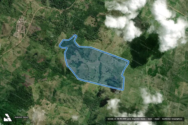 Imagem de satélite de FAZENDA CONJUNTO SÃO JORGE - Parte 3 em Aurelino Leal - BA