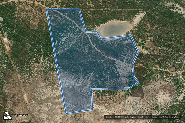 Imagem de satélite de Cruzeiro do Sul, data; Jacaré - Parte 1 em Nossa Senhora de Nazaré - PI