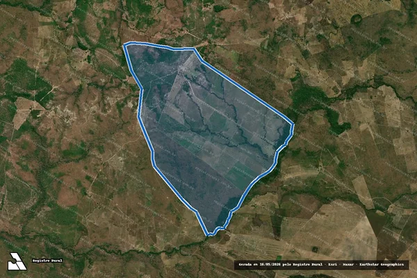 Imagem de satélite de FAZENDA CAMPINA - DATA ALEGRE - 001 em Riachão - MA