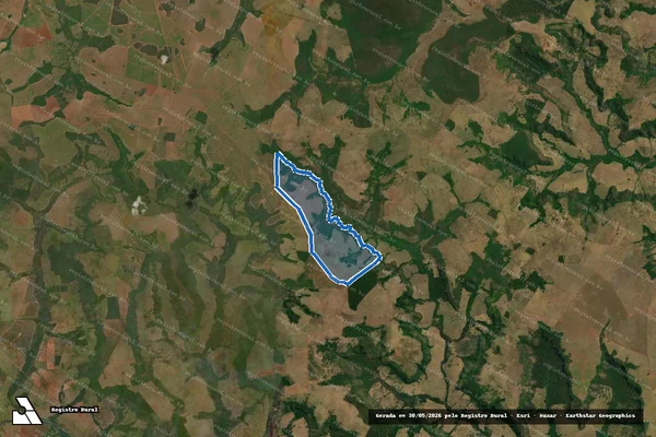 Imagem de satélite de FAZENDA ADELAIDE - Parte 1 em Aporé - GO