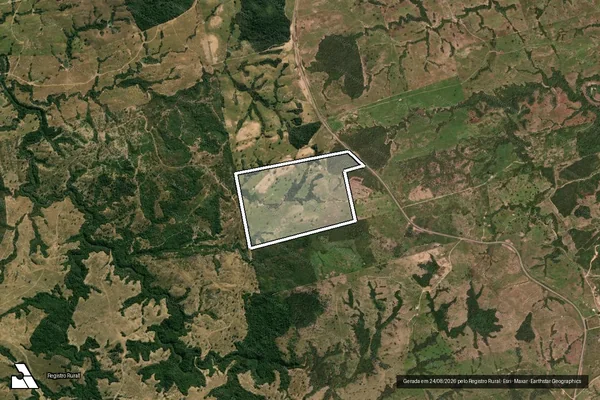 Imagem de satélite de Fazenda Deltinha - Mat. 1387 em Nova Brasilândia - MT
