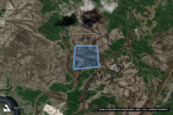 Imagem de satélite de Fazenda Cavalcante  - Parte-1A em Maraú - BA