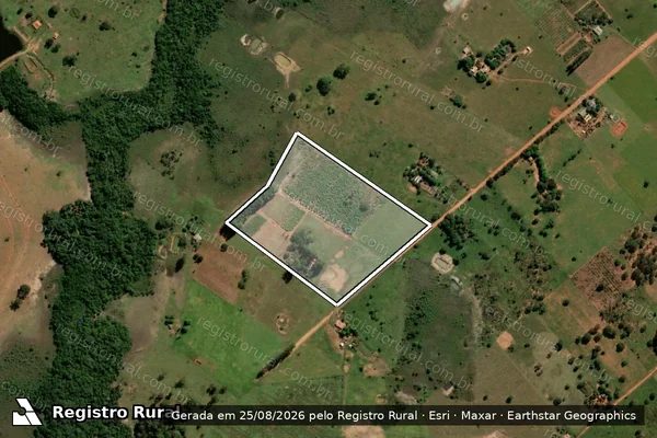 Imagem de satélite de Fazenda Santa Zélia III - LOTE 23 em Santa Rita do Pardo - MS