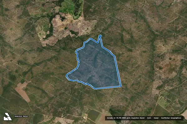 Imagem de satélite de FAZENDA TRÊS BOIS - FAZENDA TRÊS BOIS - ÁREA 1 em Cavalcante - GO