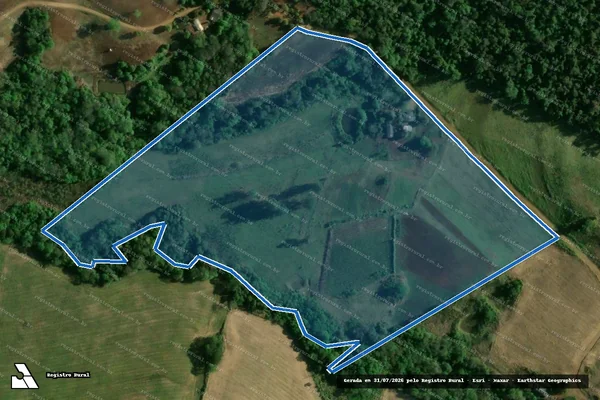 Imagem de satélite de Lote 35 ? Projeto de Assentamento Santa Rita - LOTE 35 ? P1 em Peabiru - PR