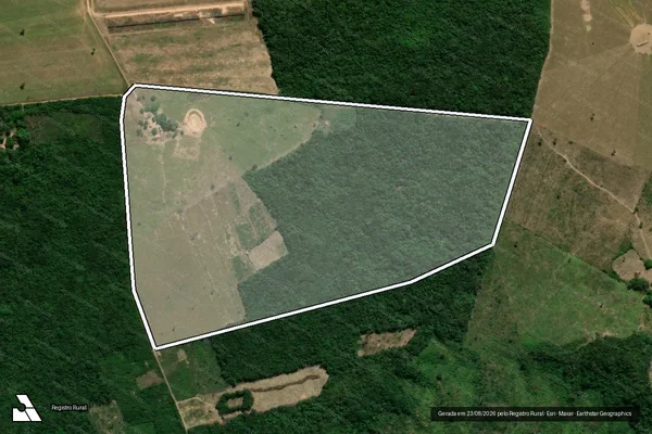Imagem de satélite de FAZENDA SILVA - Parcela 1 em Senador La Rocque - MA