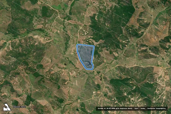 Imagem de satélite de Fazenda Barra do Bananal - Fazenda Barra do Bananal 2 em Resplendor - MG