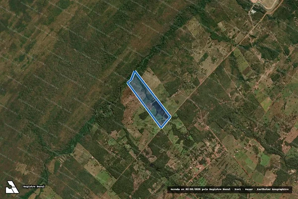 Imagem de satélite de Projeto de Assentamento Sadia III Lote 11 - Parte 1 em Várzea Grande - MT