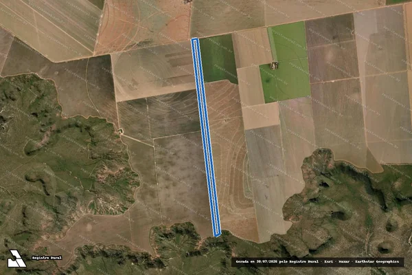 Imagem de satélite de FAZENDA ALTO DA SERRA V ? ÁREA DESMEMBRADA DA GLEBA I, GLEBA II E GLEBA III ? PARTE DO LOTE 38 REMANESCENTE DO LOT° SÃO JOSÉ 2ª  - 001 em Dianópolis - TO