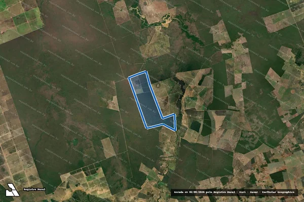 Imagem de satélite de FAZENDA NOVA CALIFORNIA II - 001 em Cotegipe - BA
