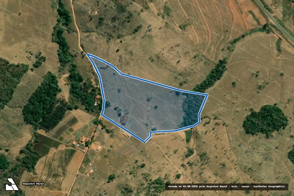 Imagem de satélite de FAZENDA ESMERALDA - Retiro em São José do Rio Pardo - SP