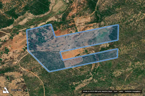 Imagem de satélite de SITIO QUEIMADAS - ÁREA REMANESCENTE em São José de Espinharas - PB
