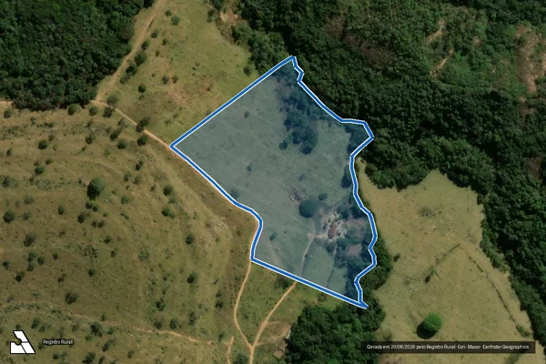 Imagem de satélite de Fazenda Ponte de Pedra - Fazenda Ponte de Pedra ? Gleba 02 em Itapecerica - MG