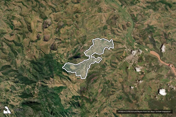 Imagem de satélite de FAZENDA ESTRELA - FAZENDA ESTRELA em Conselheiro Pena - MG