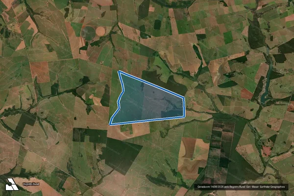 Imagem de satélite de Fazenda São Judas Tadeu - Parte 2 em Rancharia - SP