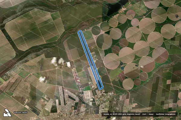 Imagem de satélite de Fazenda Jerivá em Luís Eduardo Magalhães - BA