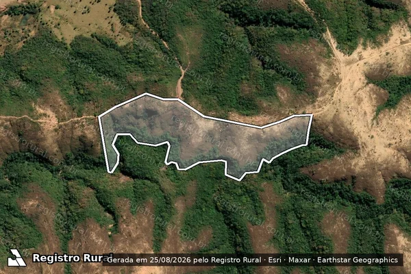 Imagem de satélite de Fazenda Jaguara - Parte 1 em Tiros - MG