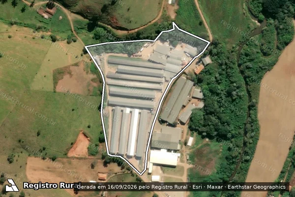 Imagem de satélite de Granja Santa Marta - Granja Santa Marta ? Gleba "A" em Passa Quatro - MG