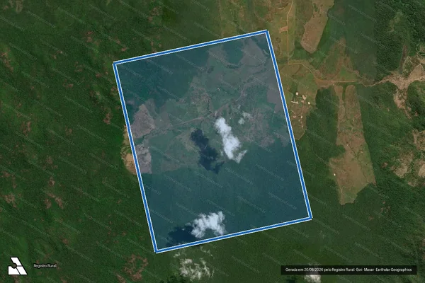 Imagem de satélite de FAZENDA IDEAL em Vila Rica - MT