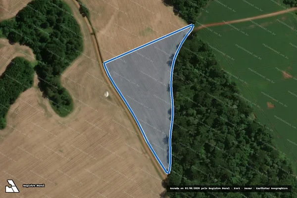 Imagem de satélite de Fazenda Magnanti I - Parcela 1 em Barracão - RS