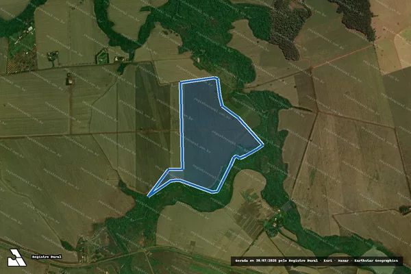 Imagem de satélite de Fazenda San Raphael - Área 01-B - Parte 2 em Maracaju - MS