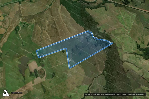 Imagem de satélite de Fazenda Unical - Matricula 11802 em Pantano Grande - RS
