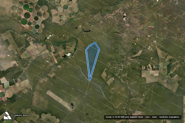 Imagem de satélite de FAZENDA SÃO JORGE / Parte 1 em São Desidério - BA