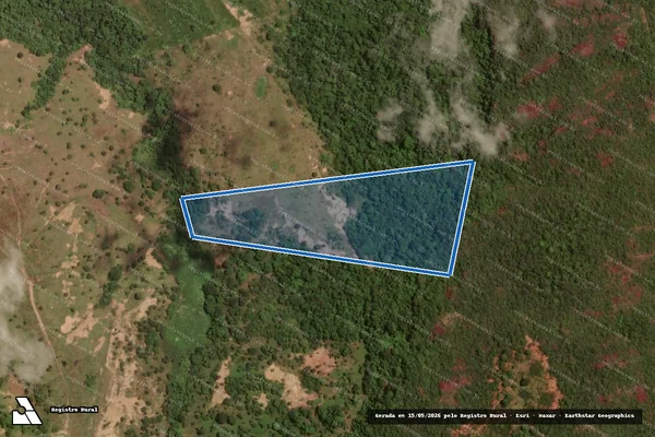 Imagem de satélite de Fazenda São Marcos - Parcela 1 em Pedra Preta - MT