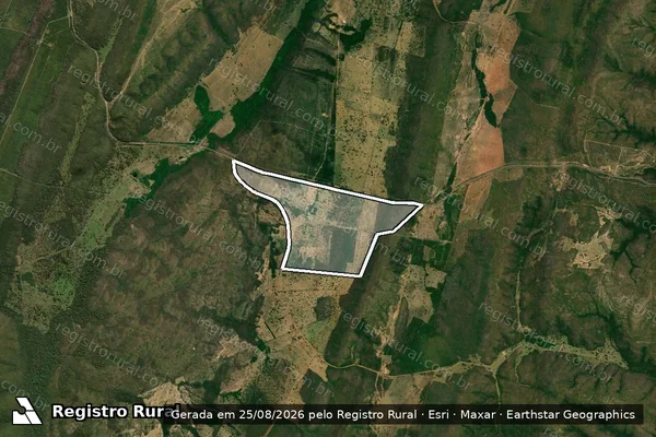 Imagem de satélite de Fazenda Alegria - Parte 2 em Cáceres - MT
