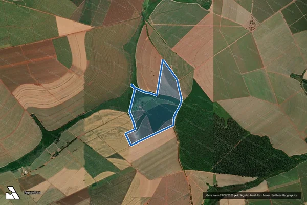 Imagem de satélite de Fazenda Santa Zilda ? Gleba A1 - PARTE 2 em Bebedouro - SP
