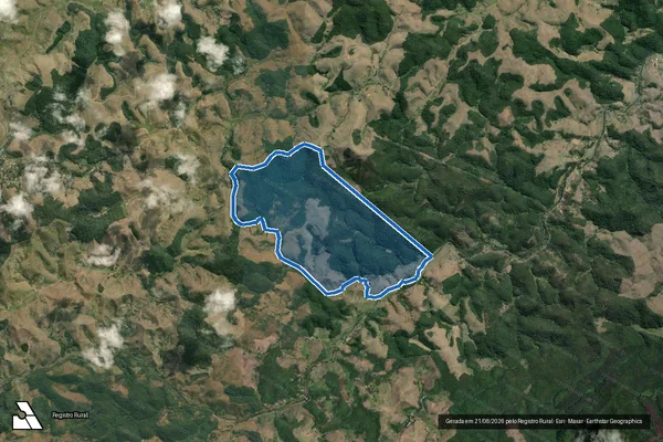 Imagem de satélite de Fazenda Bela Vista - Fazenda Bela Vista em Piraí - RJ