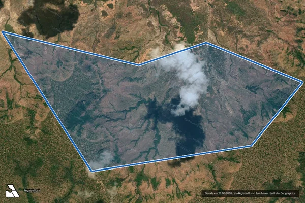 Imagem de satélite de SERRA - Parcela 1 em São Francisco do Maranhão - MA