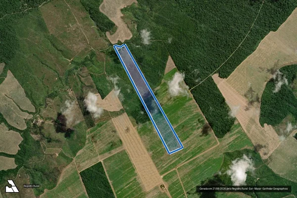 Imagem de satélite de FAZENDA VERÃO - Fazenda Verão em Rondon do Pará - PA