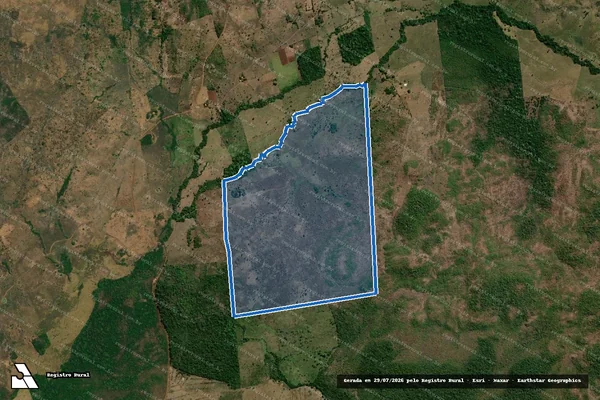 Imagem de satélite de FAZENDA SANTA ROSA - Parte 1 em São João do Paraíso - MA