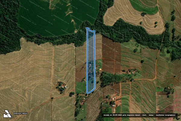 Imagem de satélite de Lote A-1, A-2 e A-3 - Lote A-2 em Goioerê - PR