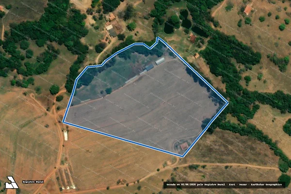 Imagem de satélite de FAZENDA DOIS IRMÃOS em Delfinópolis - MG