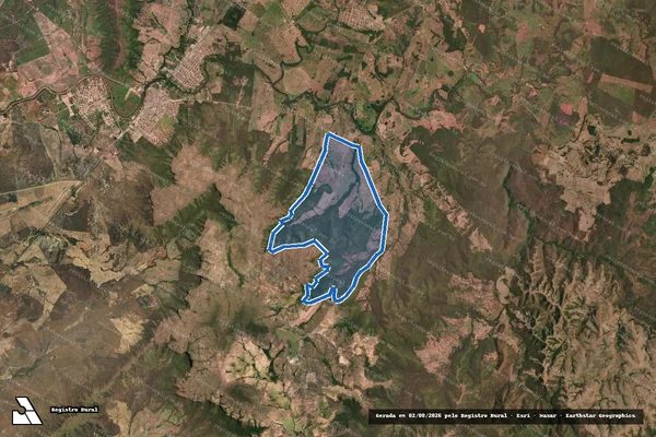 Imagem de satélite de FAZENDA FURMA GRANDE - Gleba 02 em Alvorada do Norte - GO